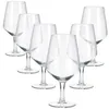6x Carré Bierglas 400ml mit Fuß Biergläser klar aus Glas Produktbild-Vorschau 2