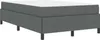vidaXL Boxspringbett Dunkelgrau 120 x 200 cm Stoff Produktbild-Vorschau 4