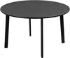 EUGAD Beistelltisch rund, Gartentisch φ70xH40 cm, Schwarz, Produktbild-Vorschau 1
