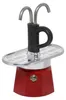A red Bialetti Moka Express coffee maker. Produktbild-Vorschau