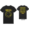 Nirvana Flower Sniffin (Back Print) Black 2XL T-Shirt Produktbild-Vorschau 9