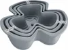 Pot à herbes RESPANA TRIO 47 cm, (lot de 3) - pierre grise Voir les images du produit 6