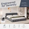 INONEFT Bubble Bett 160x200, łóżko tapicerowane z listew, Podgląd zdjęcia produktu 3