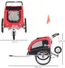PawHut  2 in 1 Hundeanhänger Jogger Fahrradanhänger Hunde Produktbild-Vorschau 3
