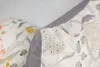 Close-up view of two floral patterned pillow covers, one in focus and the other blurred in the background. Produktbild-Vorschau