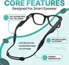 3 bandeaux pour lunettes, réglables, noirs, pour le sport Voir les images du produit 5