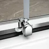 Polysan EASY Halbkreis-Duschabtrennung 900x900mm, Klarglas Produktbild-Vorschau 4