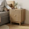 Szafka nocna w stylu mid-century, dąb, z 2 szufladami Podgląd zdjęcia produktu 3