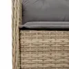 The Living Store 9-tlg. Garten-Essgruppe mit Kissen Beige Produktbild-Vorschau 6