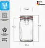 BigDean Vorratsgläser 1,1L - Einmachgläser mit Deckel & Produktbild-Vorschau 4