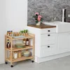 Relaxdays Badregal, Holz, HxBxT: 72 x 65 x 31 cm, Holzregal Produktbild-Vorschau 3