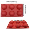Große Halbkugel-Silikonform mit 6 Kavitäten, 2 Pack Produktbild-Vorschau 6