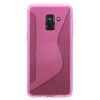 Samsung Galaxy A8 Plus 2018 Handy Silikon Schutzhülle Cover Produktbild-Vorschau 3