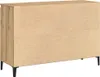 The back view of a wooden sideboard on a white background. Náhľad obrázku produktu