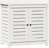 vidaXL Table à plantes avec étagères Blanc 82,5x50x86,5 cm Voir les images du produit 1