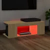 vidaXL TV-Schrank mit LED-Leuchten Sonoma-Eiche 90x39x30cm Produktbild-Vorschau 7