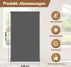 Jopassy 2 Stücke Senkrechtmarkise Anthrazit 140 x 240cm Produktbild-Vorschau 2