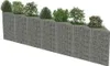 vidaXL Gabionová stěna z pozinkované oceli 450 × 30 × 100 Náhled obrázku produktu 5