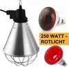 Reptilien Wärmelampe Terrarium, 250W Rotlichtlampe Produktbild-Vorschau 4