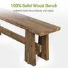 Banco in legno massello lungo 150 cm, ideale come banco Anteprima dell’immagine prodotto 7