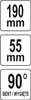 Yato YT-06561, Bremssattelzangen, 19 cm, 5 cm, PVC, Rot, Produktbild-Vorschau 5
