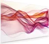 Küchenrückwand Spritzschutz Glas mit Motiv Farbige Schleier Produktbild-Vorschau 1