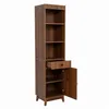 Merax Badezimmerschrank 172cm aus MDF, Badschrank mit Produktbild-Vorschau 7