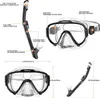 Schnorchelset Erwachsene mit Anti-Fog Taucherbrille Trocken Produktbild-Vorschau 3