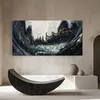 ARTHUB® Leinwandbild 60x120 cm, Abstract Black | Produktbild-Vorschau 8