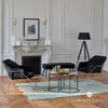 Lampadaire RUNO avec abat-jour gris, en bois, hauteur 145 Voir les images du produit 8