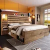 Letto contenitore Flieks matrimoniale 160x200 cm con USB e Anteprima dell’immagine prodotto 2