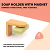 porta sapone magnetico bremermann in bambù - sapone appeso Anteprima dell’immagine prodotto 3