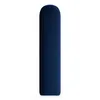 A single, dark blue, oval-shaped upholstered panel against a white background. Anteprima dell’immagine prodotto