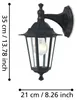 Applique Extérieure Laterna Noire éclairage Extérieur Voir les images du produit 6