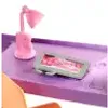 A close-up of a doll's desk with accessories. Voir les images du produit