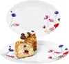 2x Marie Servierplatte oval Porzellan 35,5x24,3cm Blumen Produktbild-Vorschau 1