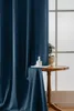 Petrolejový zatemňovací závěs VELVET 140x270, řasící páska Náhled obrázku produktu 2