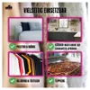 Collage of four images showing different applications of a product, with text overlays. Produktbild-Vorschau