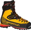 Gelbe und schwarze Bergschuhe "Nepal Cube Gtx" von La Sportiva mit Schnürung und griffiger Sohle. Produktbild-Vorschau