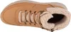 A top-down view of a brown Skechers boot with a sherpa lining. Voir les images du produit