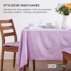 HOMESCAPES 6er Set Stuhlkissen 40x40 cm Flieder – Produktbild-Vorschau 7