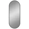 vidaXL Miroir mural noir 50x20 cm ovale Voir les images du produit 3