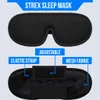 Strex Luxe Maschera per Dormire - 3D Ergonomica - 100% Anteprima dell’immagine prodotto 2
