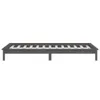 Massivholzbett mit LEDs Grau 100x200 cm Produktbild-Vorschau 6
