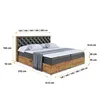 ALTDECOR Boxspringbett mit Eiche Holz LOLLI3 mit Produktbild-Vorschau 6
