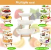 Obst Etagere mit 3 Etagen, Platzsparendes Obstkorb Etagere Produktbild-Vorschau 4
