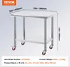 Arbeitstisch 91 x 60 x 82 cm Edelstahl Catering Produktbild-Vorschau 7