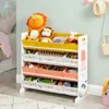 SONGMICS Detský regál, s 12 látkovými boxmi, organizér na Náhľad obrázku produktu 2
