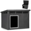 KOMFOTTEU Hundehütte Outdoor, Hundehaus für mittelgroße Produktbild-Vorschau 1