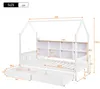 Flieks Kinderbett 90x200cm mit Rausfallschutz, Hausbett mit Produktbild-Vorschau 7